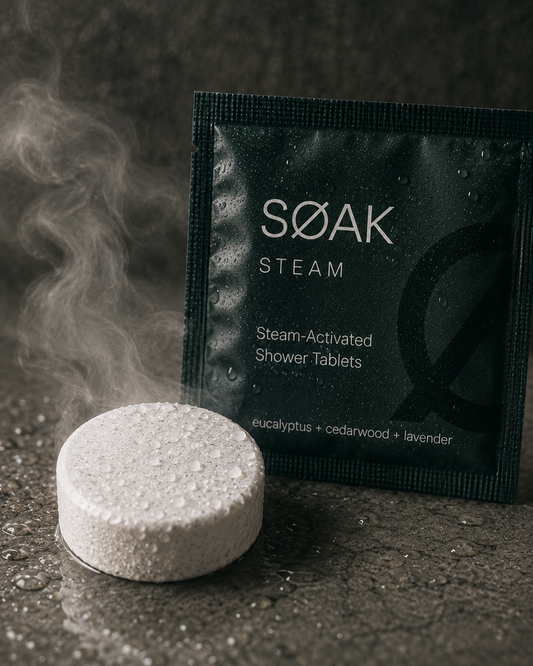 SØAK STEAM | 12 Steam-Activated Shower Tabs