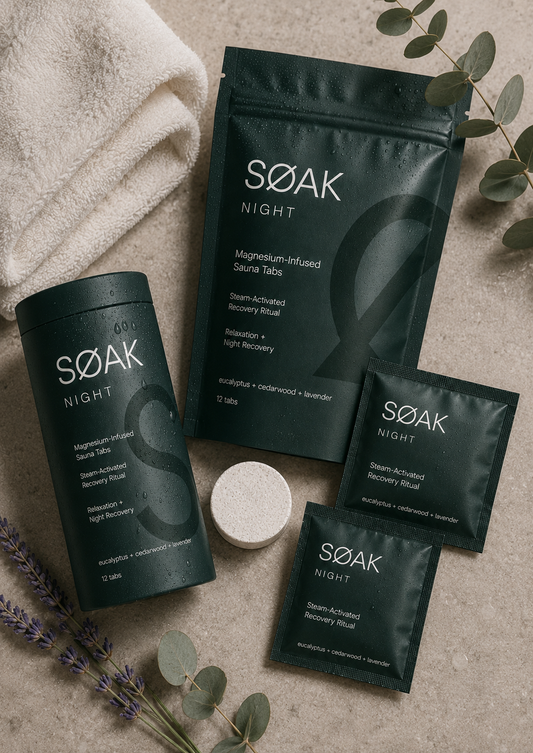 SØAK NIGHT | Magnesium-Infused Bath Recovery Doses
